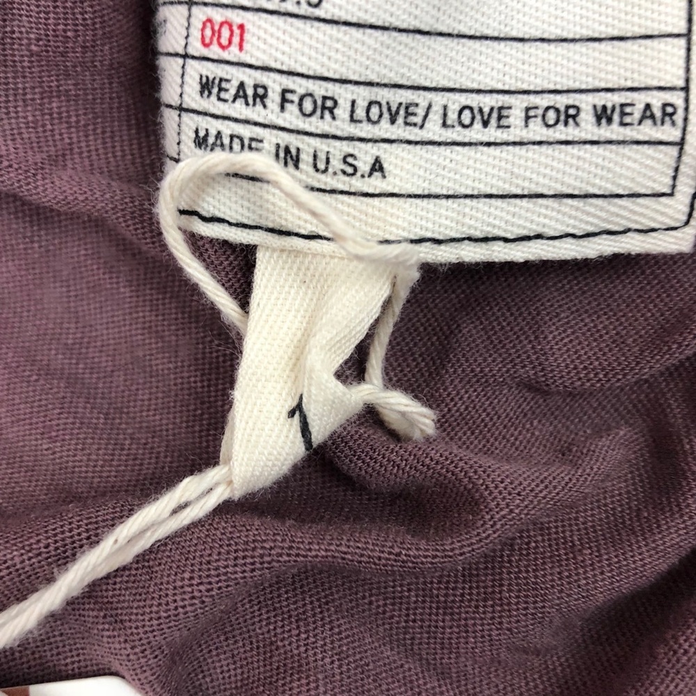 current/Elliott Girlie Tee Distressed Mauve Sz 1 - Picture 8 of 8